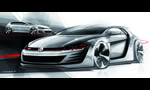 Volkswagen 503 hp Twin Turbo V6 4WD Design Vision GTI Concept 2013 